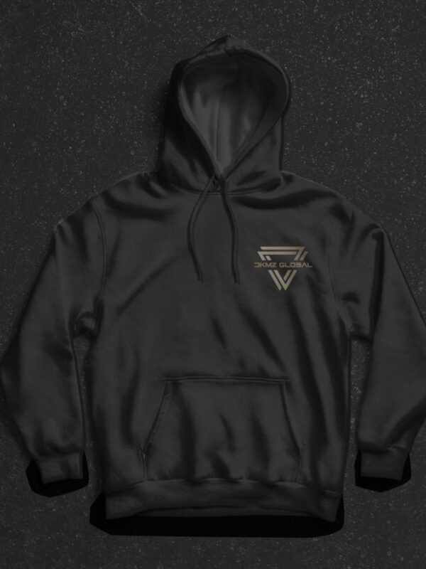 plan black hoody with DKMZ logo