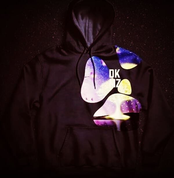 Redish Brown Hoody with DKMZ logo