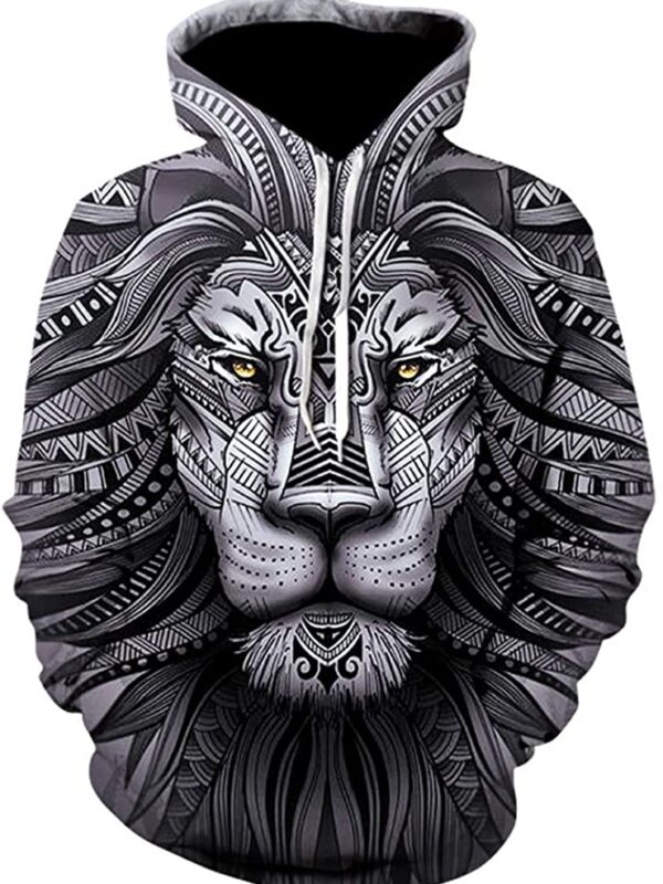 3d Lion Fresh Hoodie
