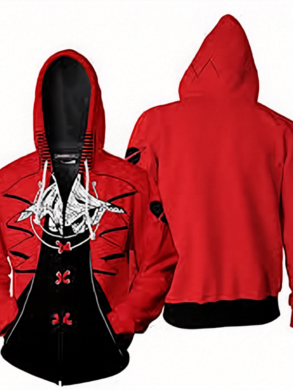 Red Black Hoodie